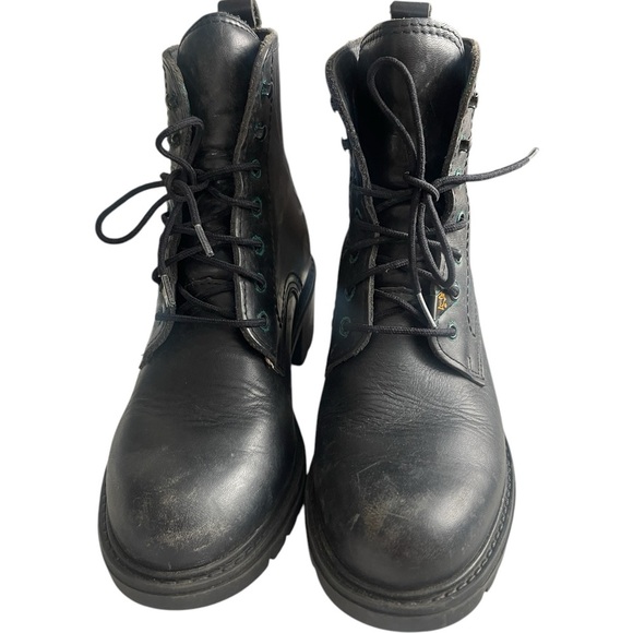 HAVANNA JOE Shoes - HAVANNA JOE women’s chunky Combat boots Y2K Grunge biker black round toe Sz 36